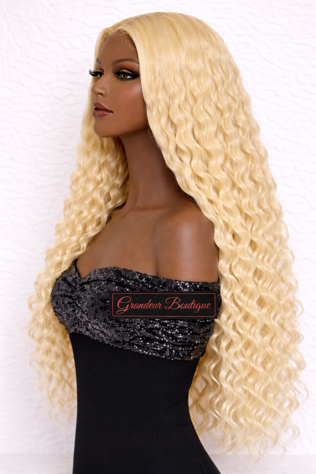 Grandeur Deep Wave – 13x6 HD Frontal Wig (613 Blonde)