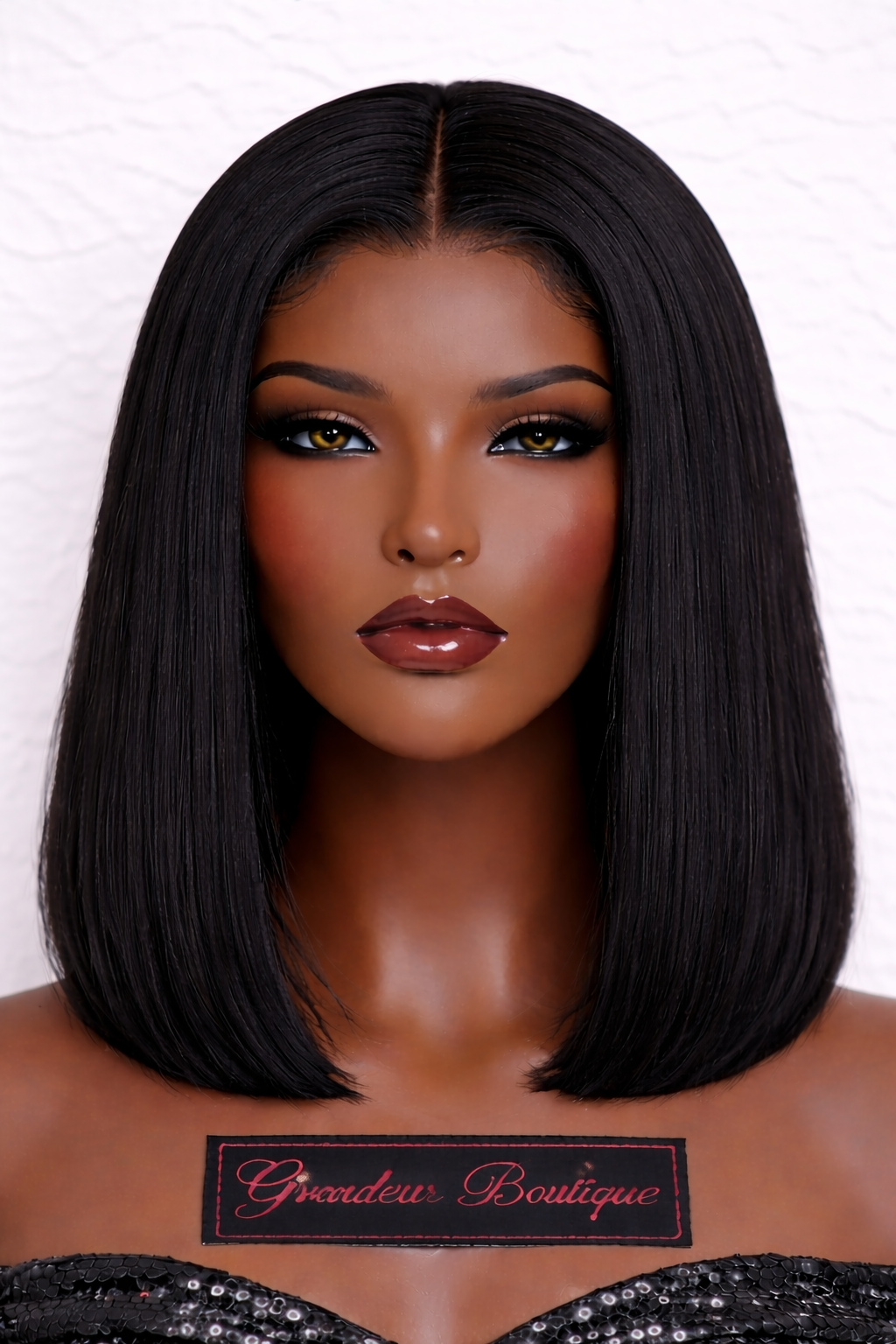 Grandeur Classic Bob – 5x5 HD Closure Wig (1B)