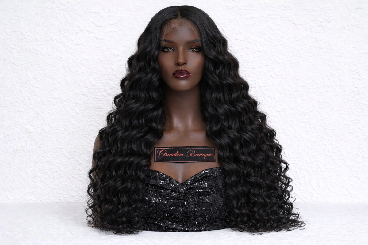 GRANDEUR DEEP WAVE – 13x6 HD LACE FRONTAL WIG