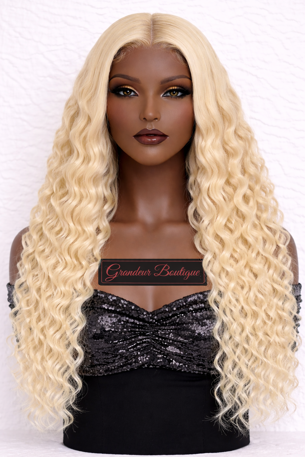 Grandeur Deep Wave – 13x6 HD Frontal Wig (613 Blonde)