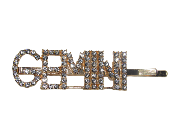 Rhinestone Bobby Pins with Statement Words and Phrases