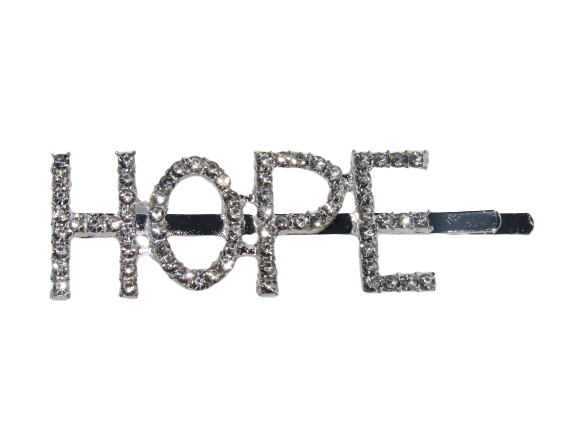 Rhinestone Bobby Pins with Statement Words and Phrases