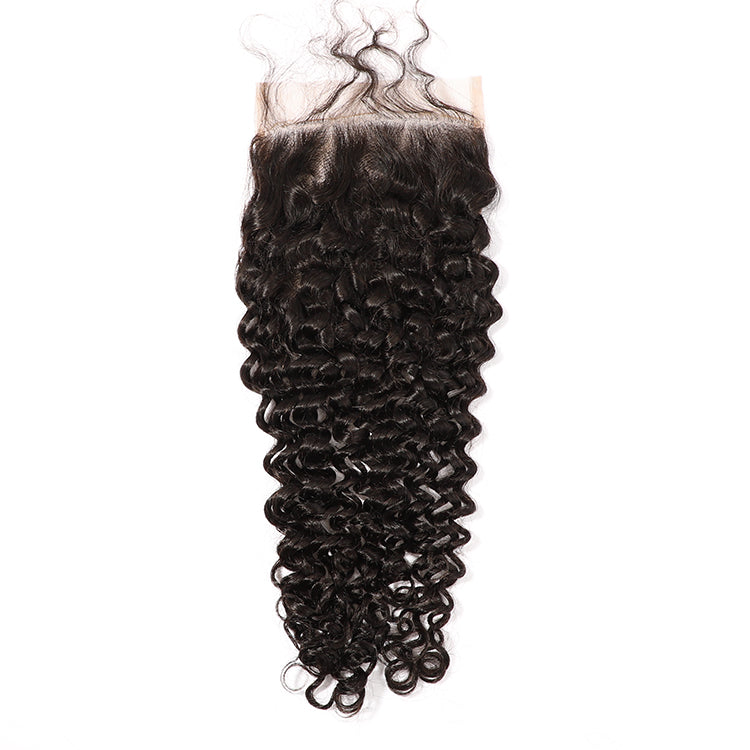 Burmese Curly 5X5 Transparent Lace Closure