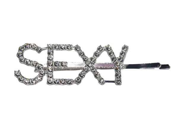 Rhinestone Bobby Pins with Statement Words and Phrases