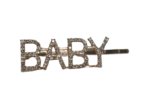 Rhinestone Bobby Pins with Statement Words and Phrases