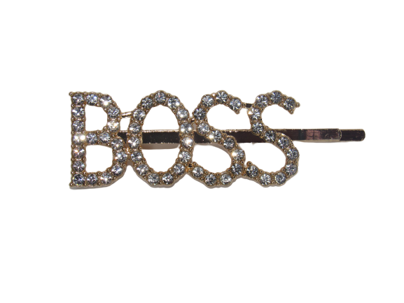 Rhinestone Bobby Pins with Statement Words and Phrases