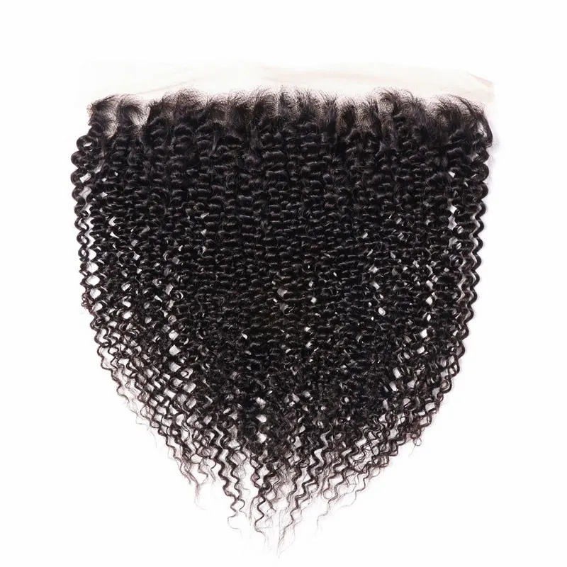 Burmese Curly 13x6 Transparent Lace Frontal
