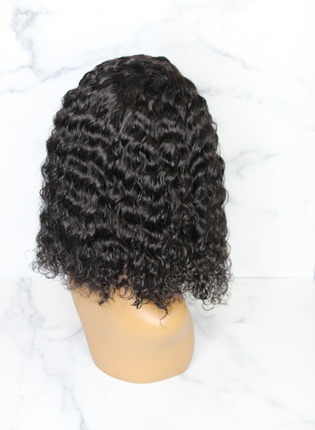 5x5 Transparent Lace Closure Deep Wave Wig