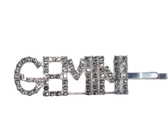 Rhinestone Bobby Pins with Statement Words and Phrases