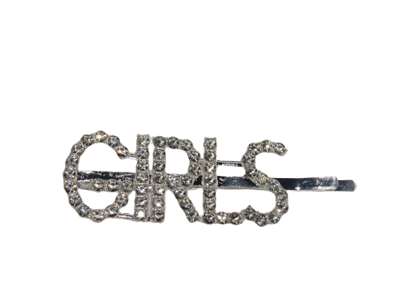 Rhinestone Bobby Pins with Statement Words and Phrases