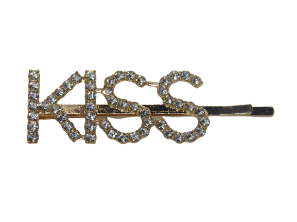 Rhinestone Bobby Pins with Statement Words and Phrases