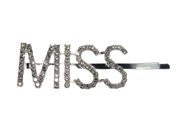 Rhinestone Bobby Pins with Statement Words and Phrases